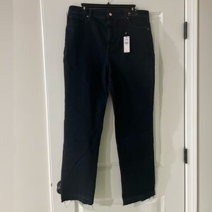 Express Dark Blue 90s Slim Super High Rise Jeans Women’s Size 16